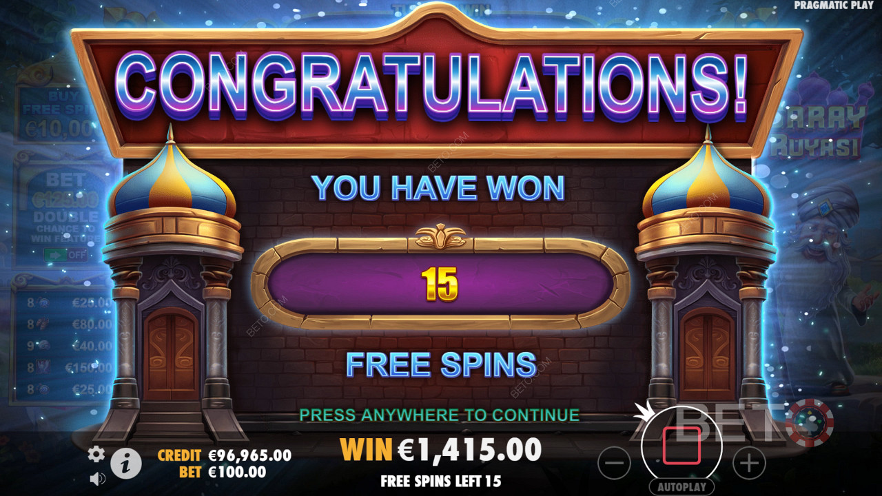 Bonus Rounds Unpacked in Saray Ruyasi by Pragmatic Play