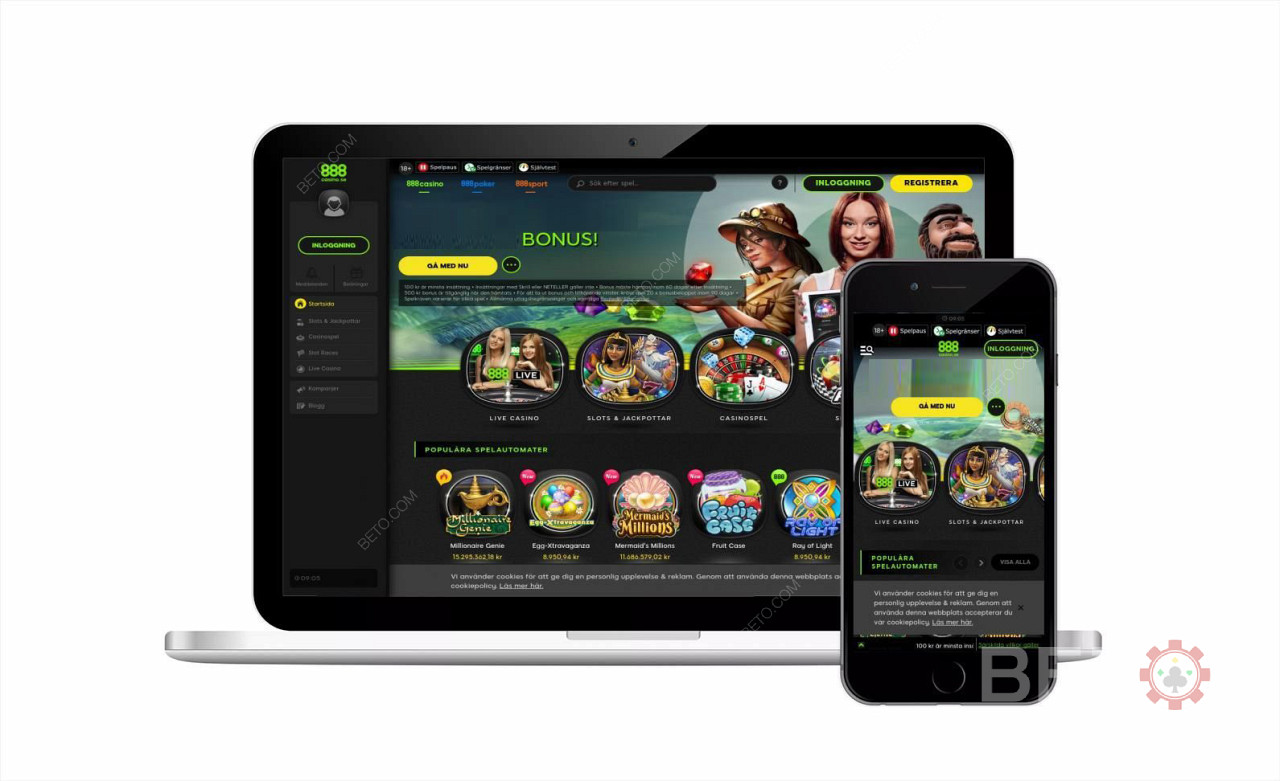 Kiwi mobiles and top barbie action at 888 casino.