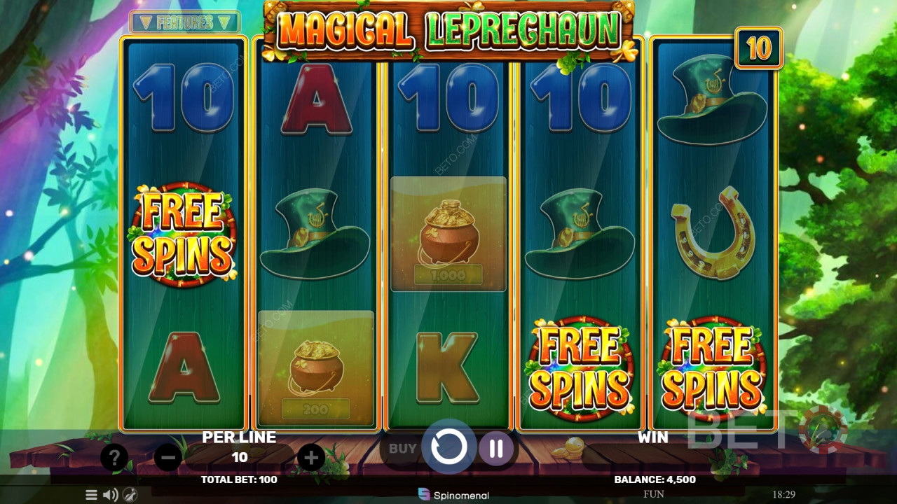Bonus Features Unpacked in Magical Leprechaun by Spinomenal