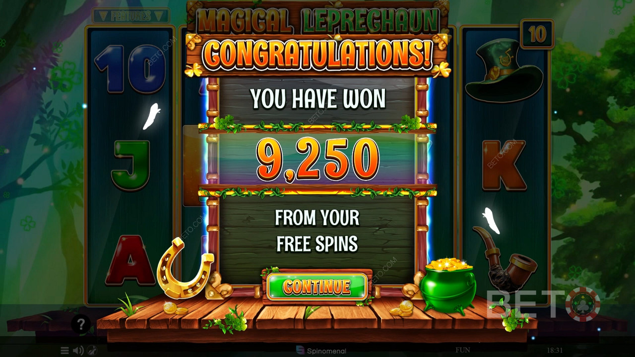 Score 2,000x Your Wager in the Magical Leprechaun Pokie!