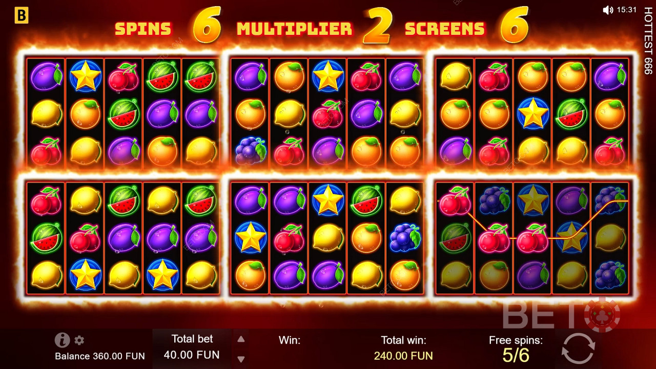 Design & Theme: Scorching Fruit Fever