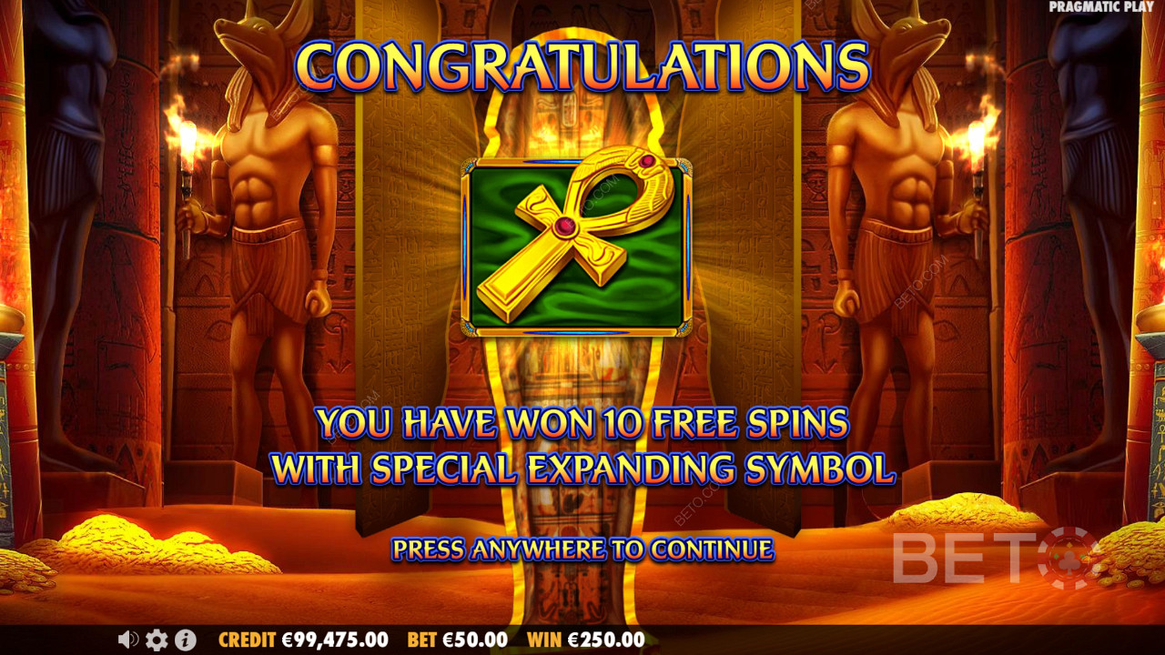 Score 5,000x Your Wager in Ancient Egypt Classic Pokie!