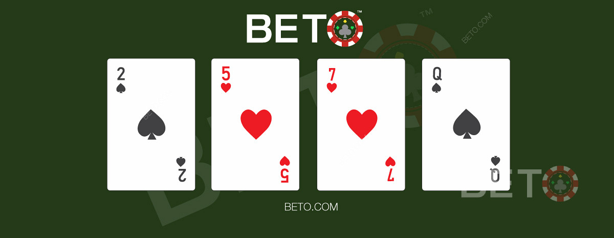 A true blackjack hand showing card counting. Gamble wisely.