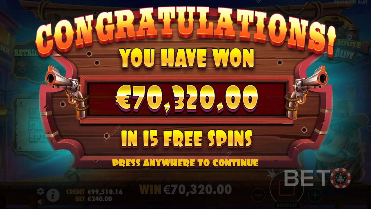 Score 10,000x Your Wager in The Dog House Dog or Alive Online Pokie!