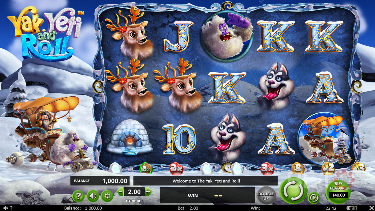 Cruise through snowy trails with heaps of exciting bonus features