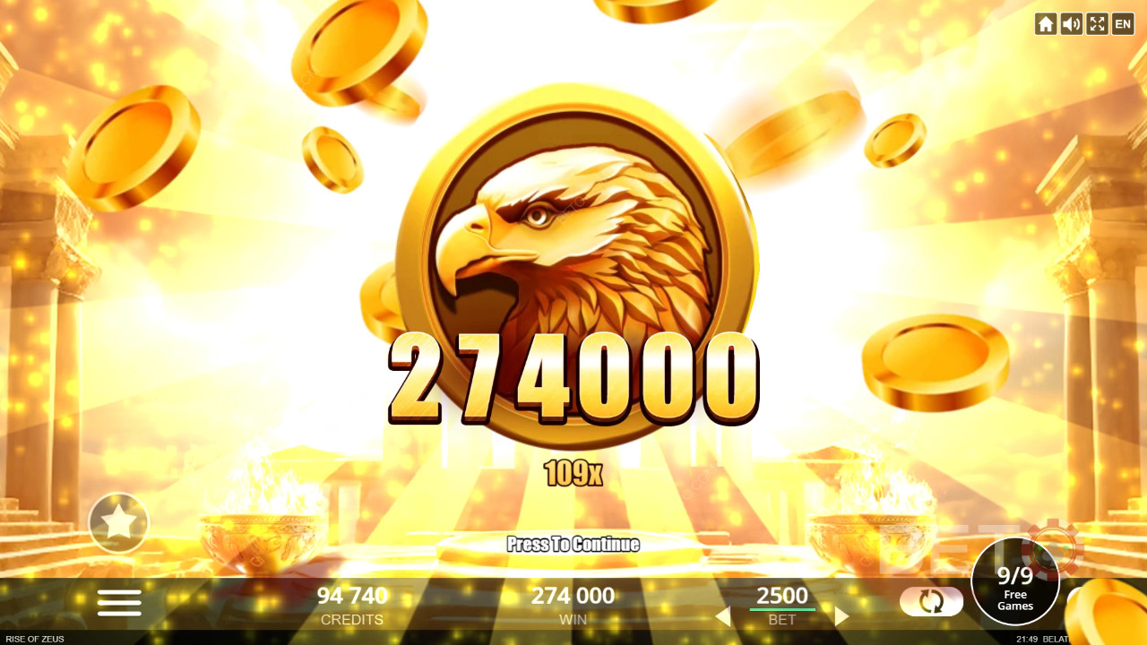 Score 10,000x Your Wager in the Rise of Zeus Pokie Online!