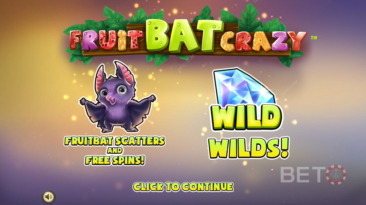 Intro Screen of Fruit Bat Bonkers