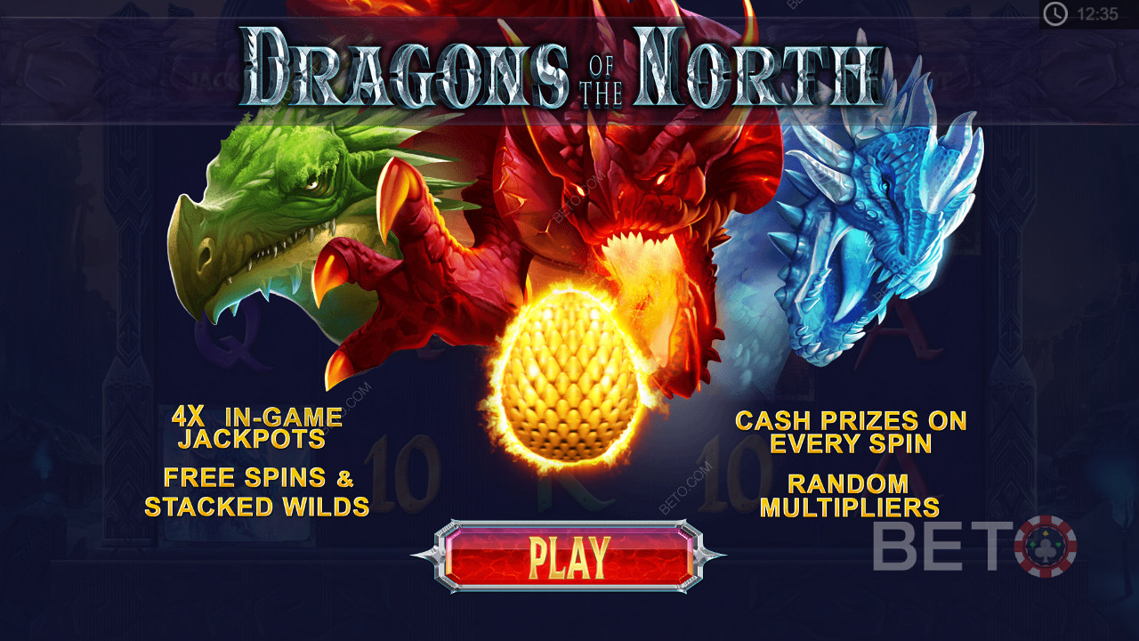 Dragons of the North Pokie Game