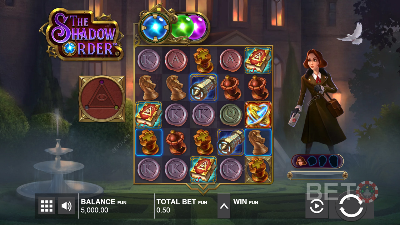 The Shadow Order: Kiwi 5-reel cluster pays mystery
