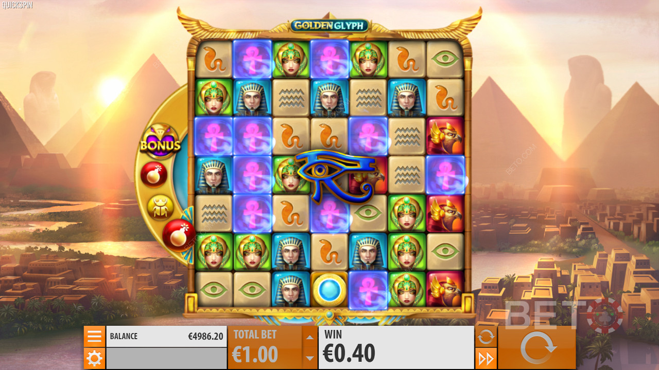 Score clusters to trigger the power wild bonus