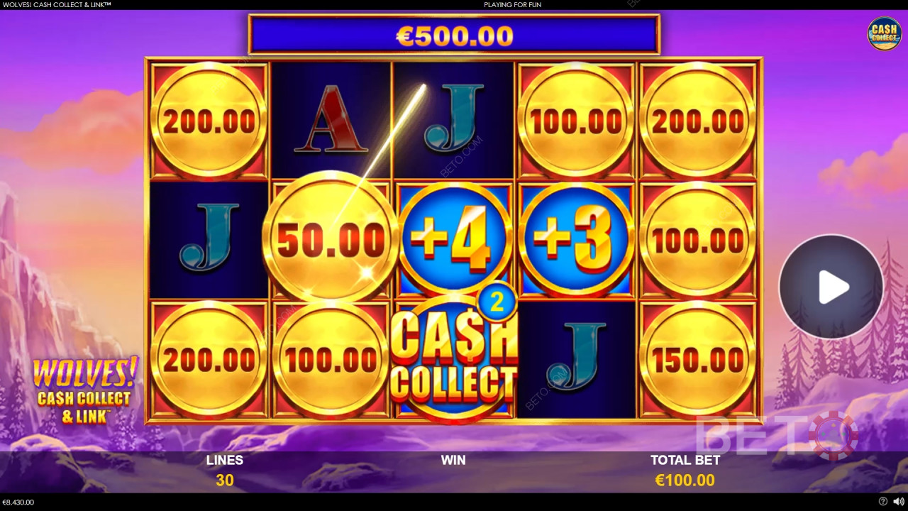 Win 5,000x Your bet in the Wolves! Cash Collect & Link Pokie Online!