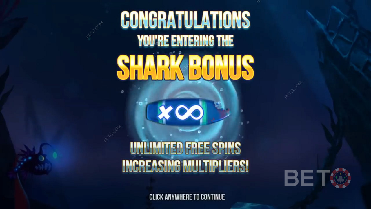 Free spins on Razor Shark pokie