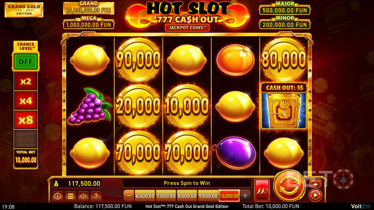 Sizzling Pokie: 777 Payout Grand Gold Edition Review by BETO