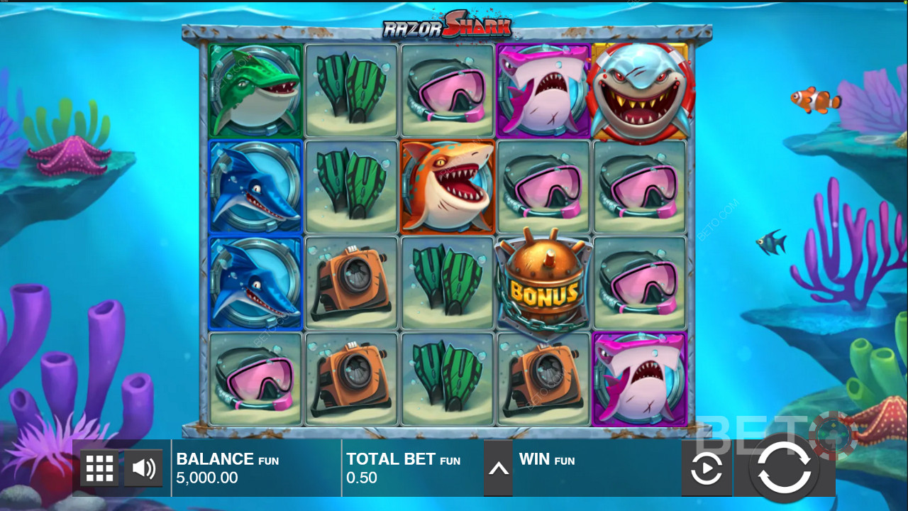 Razor Shark pokie machine