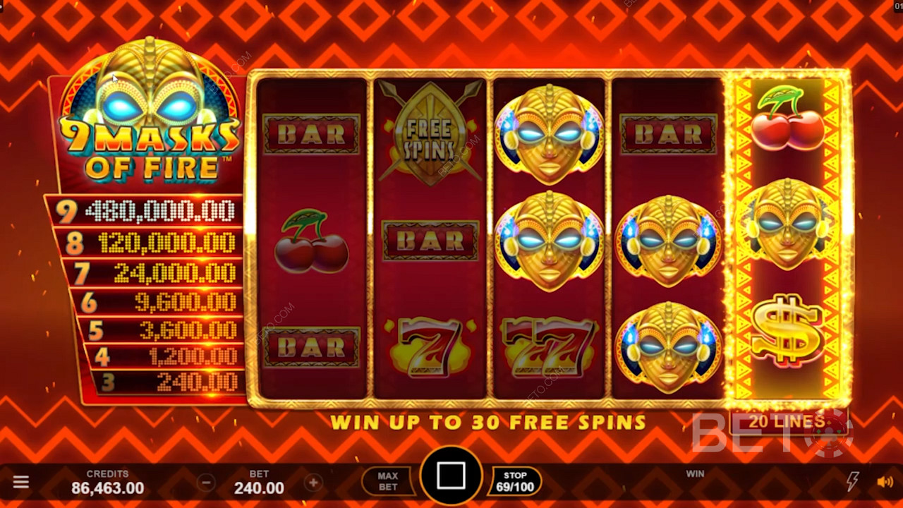 Spin 150-200 free rounds before putting your dosh on the line