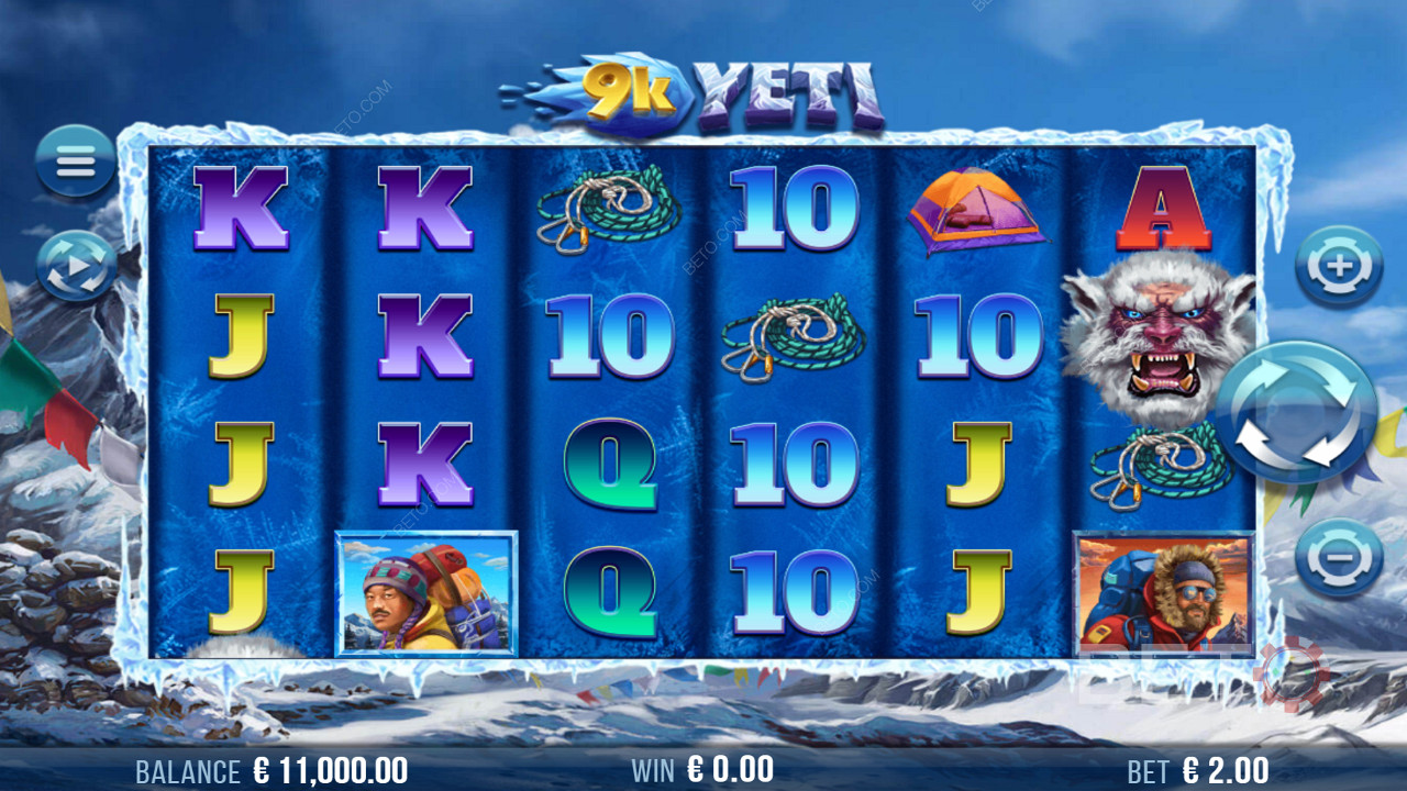 Chill out with 9k Yeti pokie