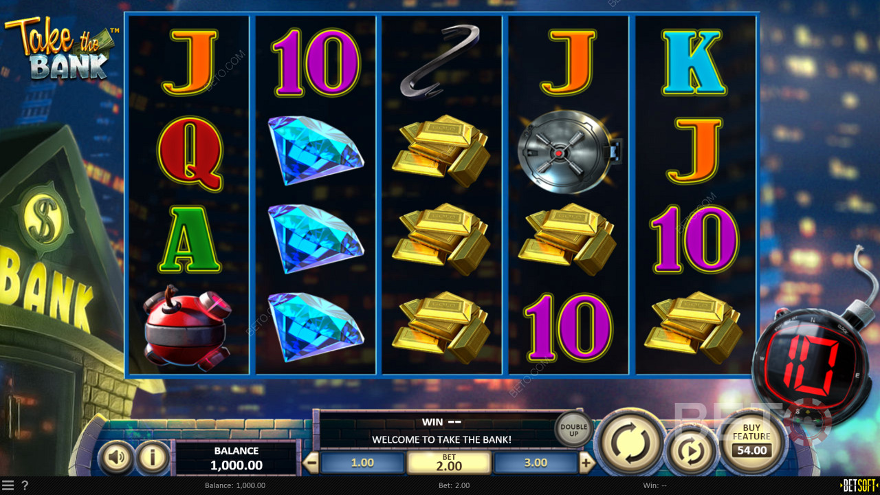 5x4 gaming grid of this ripper pokie machine