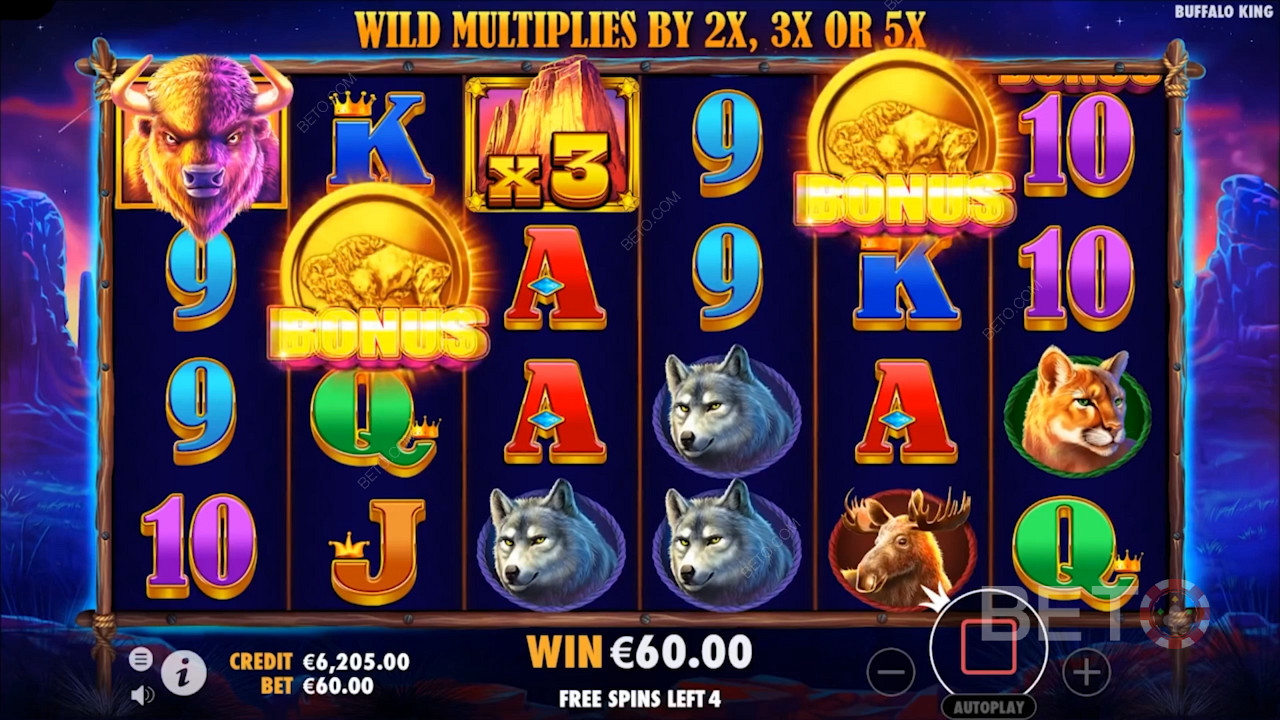 The Free Spins are the icing on the cake for your winnings