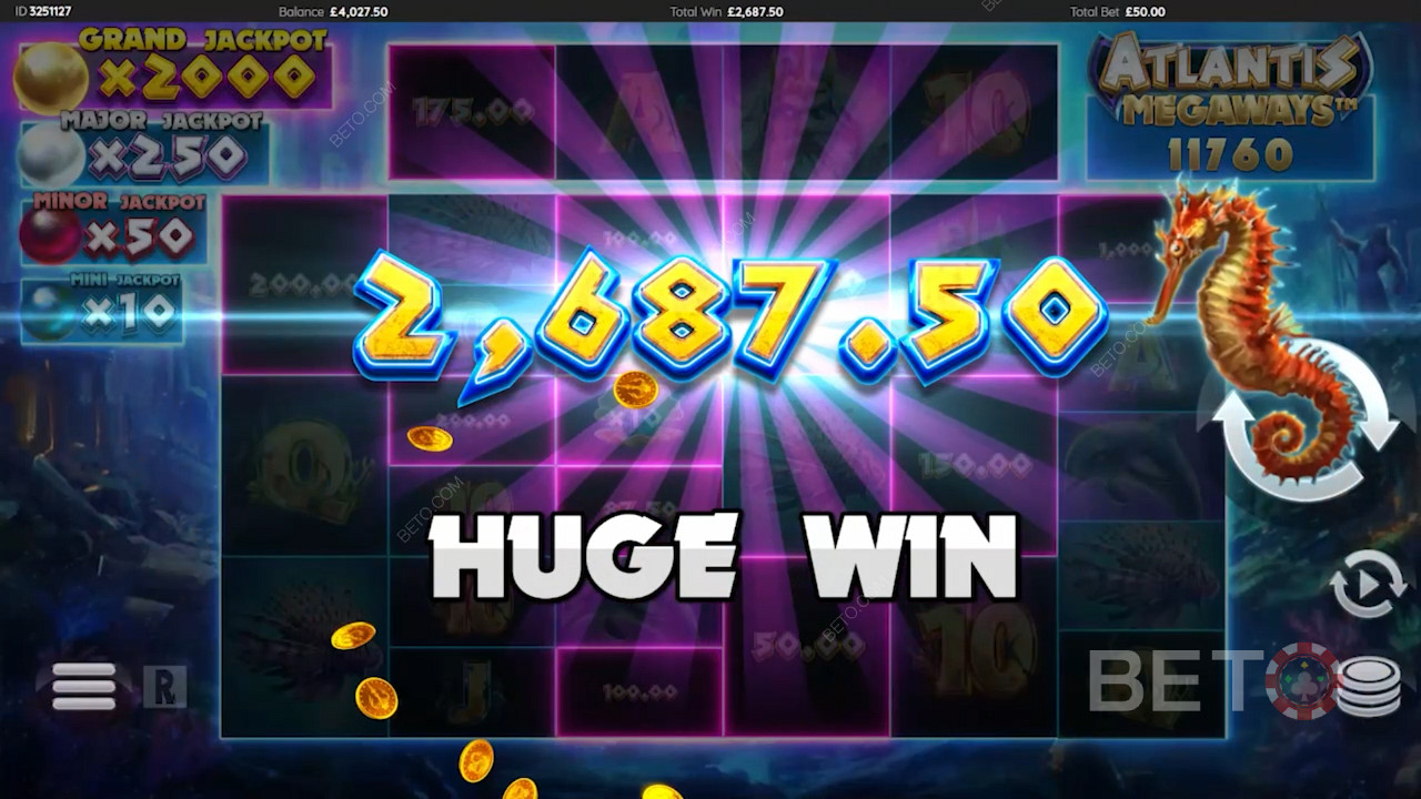 You might score some massive wins if Lady Luck
