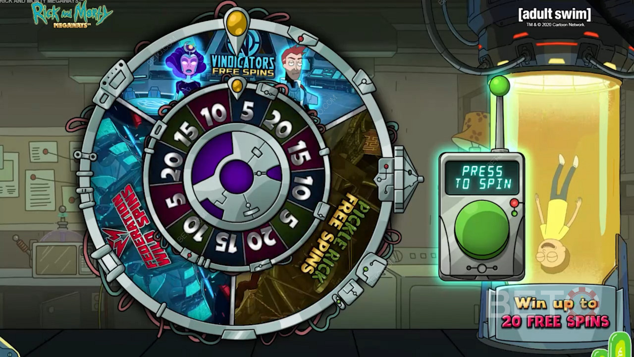 Nab the Free Spins bonus round for 150x your wager