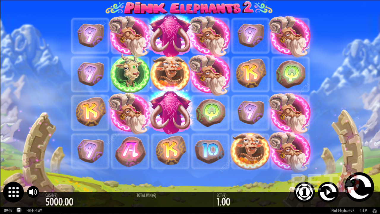 Kiwi-style goat icons grace this pokie