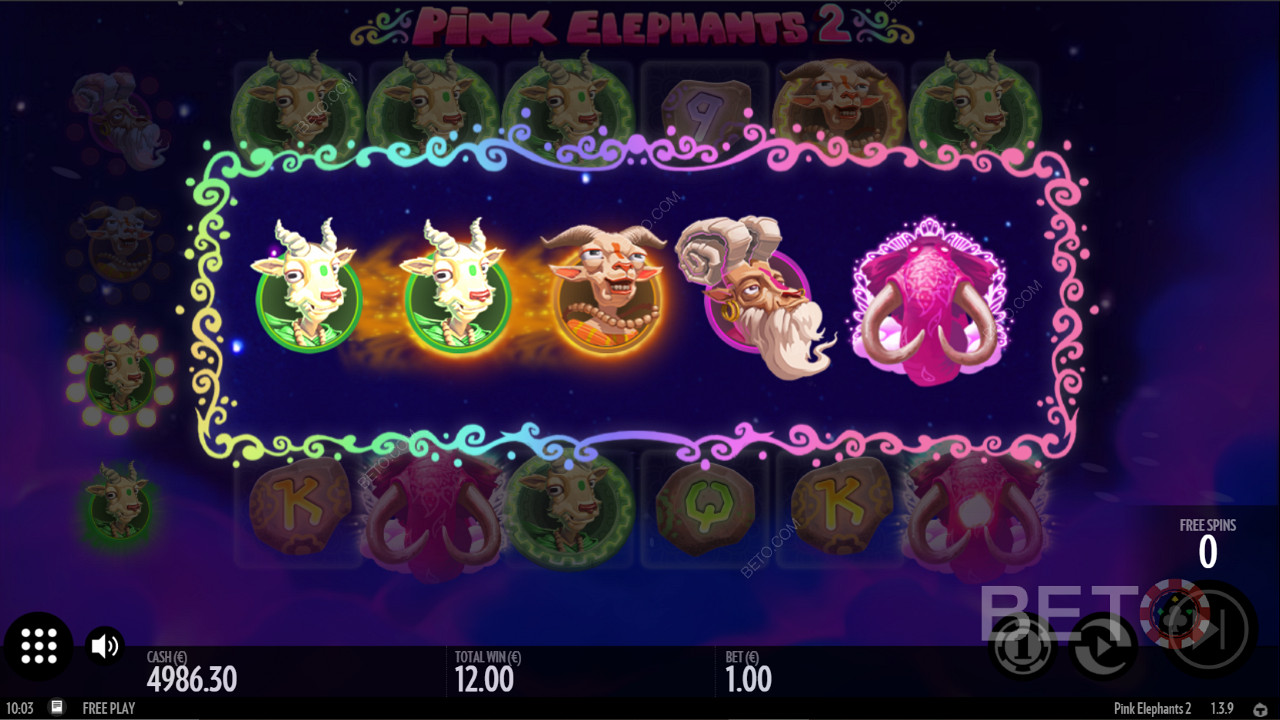 Choice symbol upgrades in Pink Elephants 2