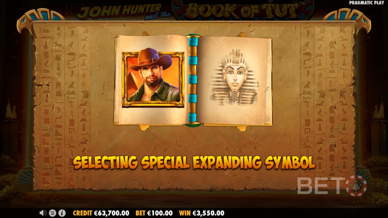Expanding Symbols in John Hunter And The Book Of Tut