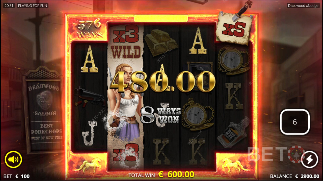 Triple Wilds offer a solid win in Deadwood