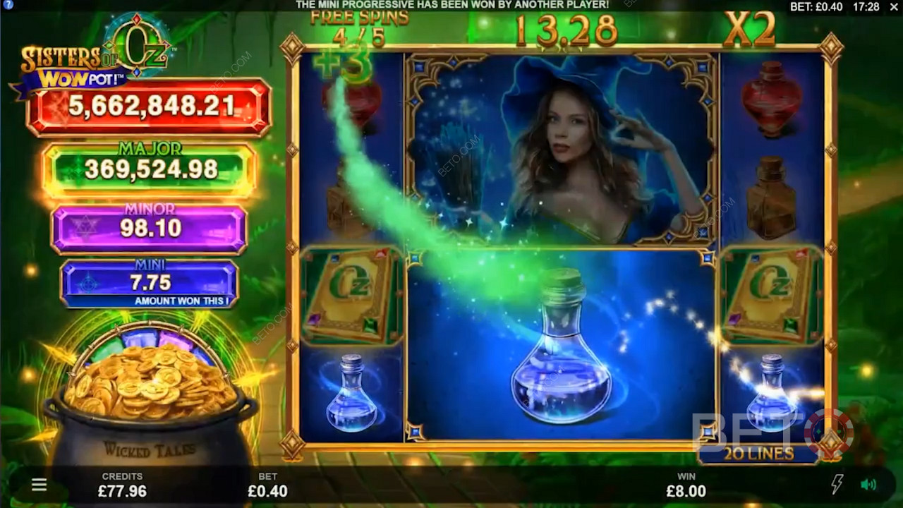 The Synced Reels bonus creates massive 3x4 blocks for bigger wins