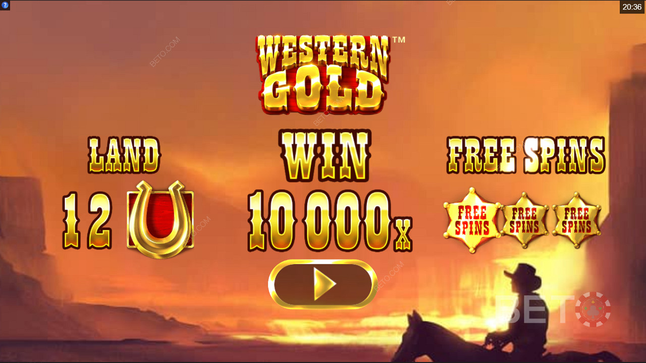 Opening scene of Western Gold