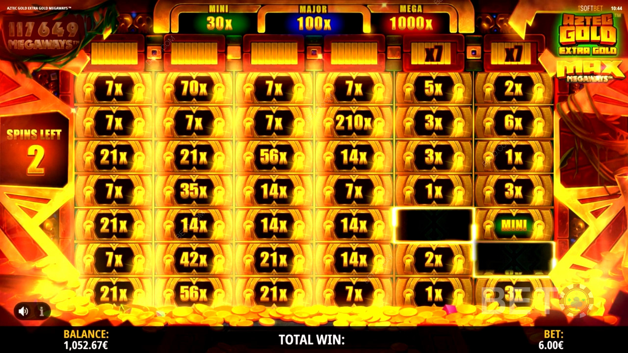 Score massive wins in Aztec Gold Cash Respins