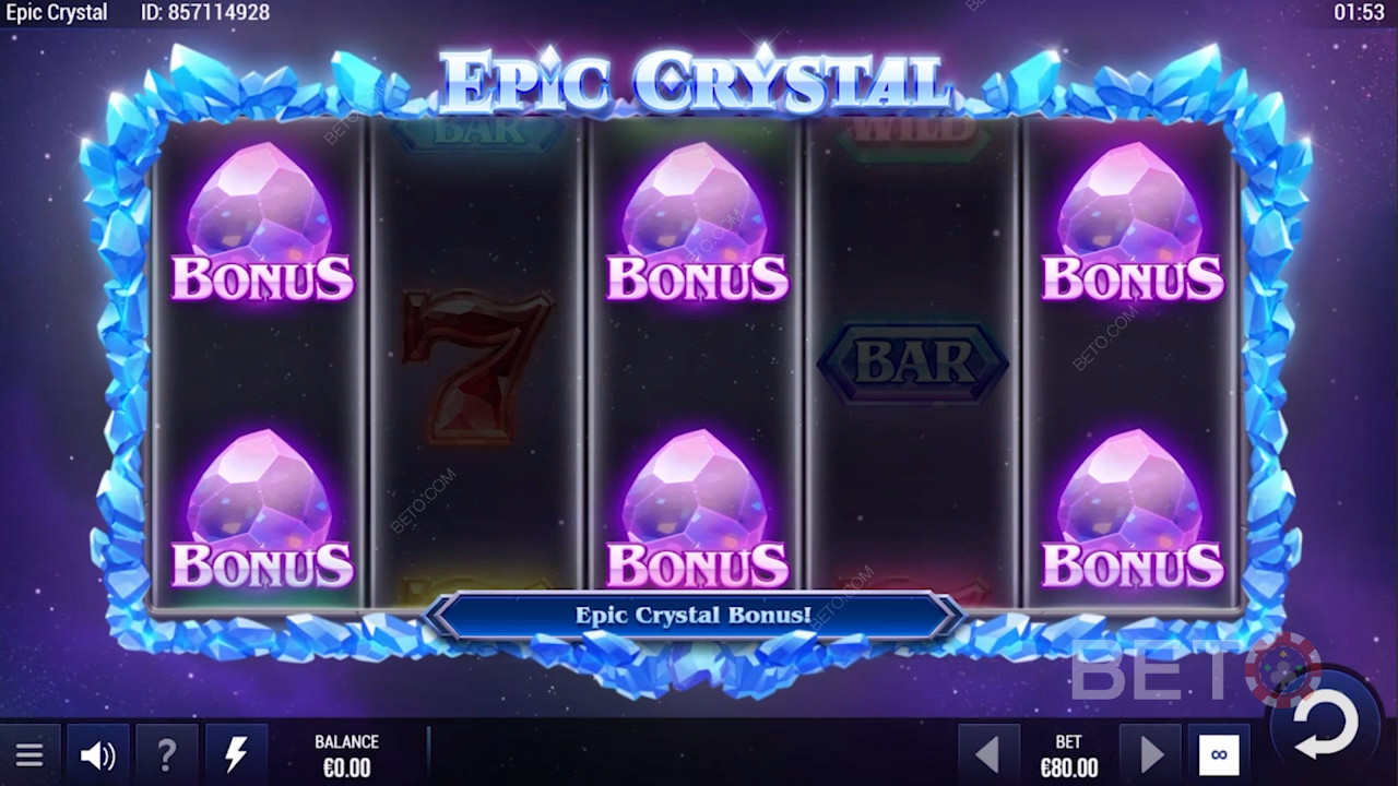 Triggering the Feature Spin on Epic Crystal