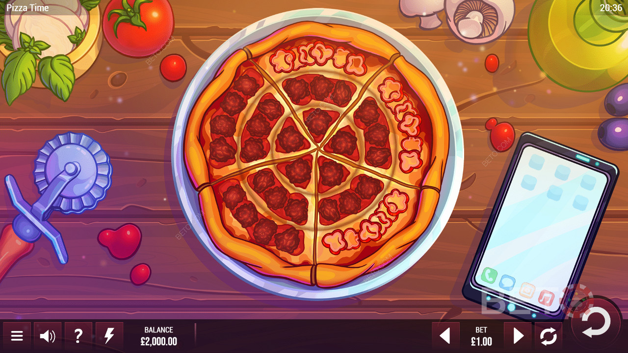 Cheeky pizza-themed pokie: Pizza Time
