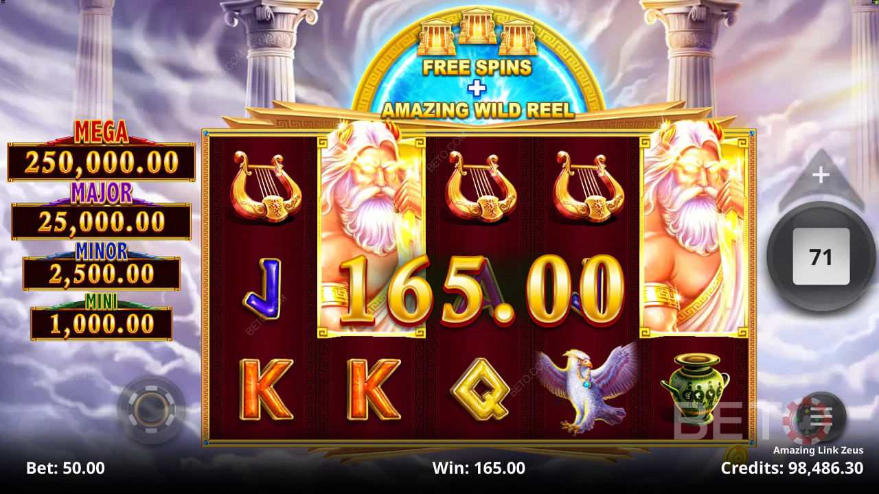 Legendary Zeus on a mythical Kiwi pokie