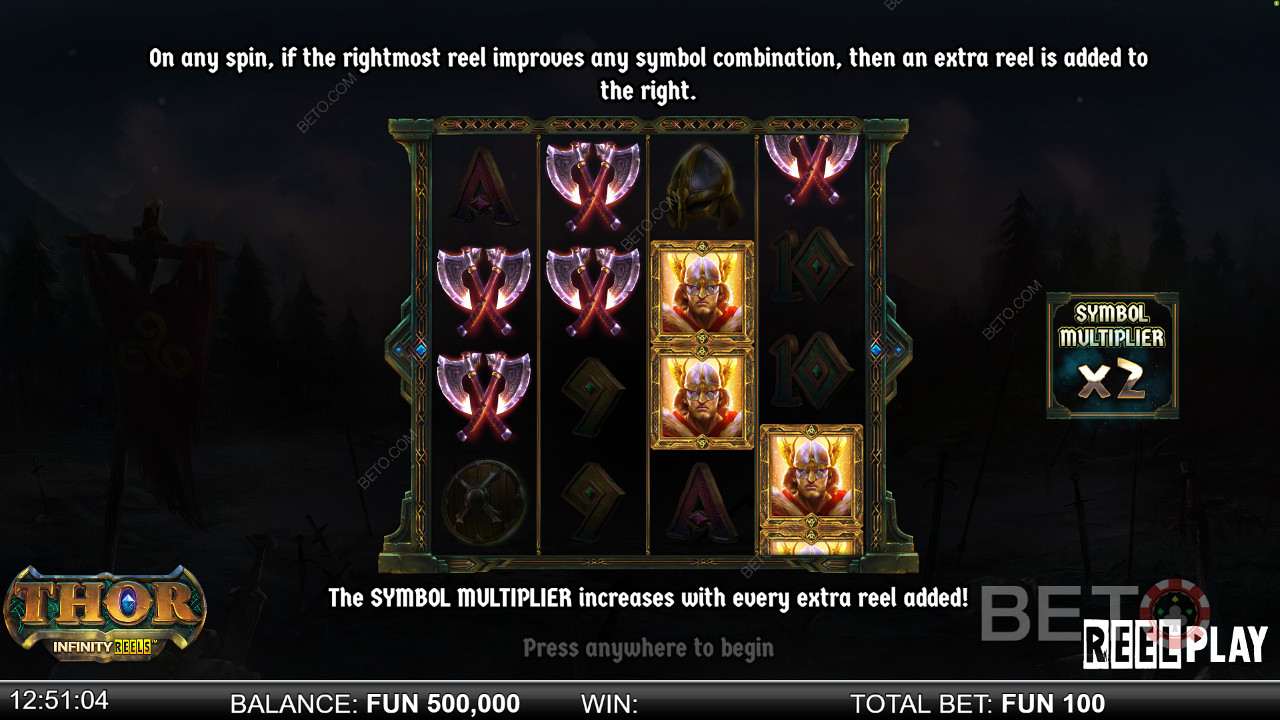 Snag another reel if the far right one boosts your combo