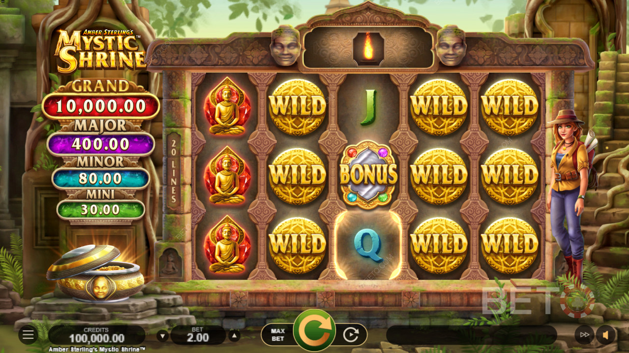 Score heaps of Wilds for massive wins in Amber Sterling