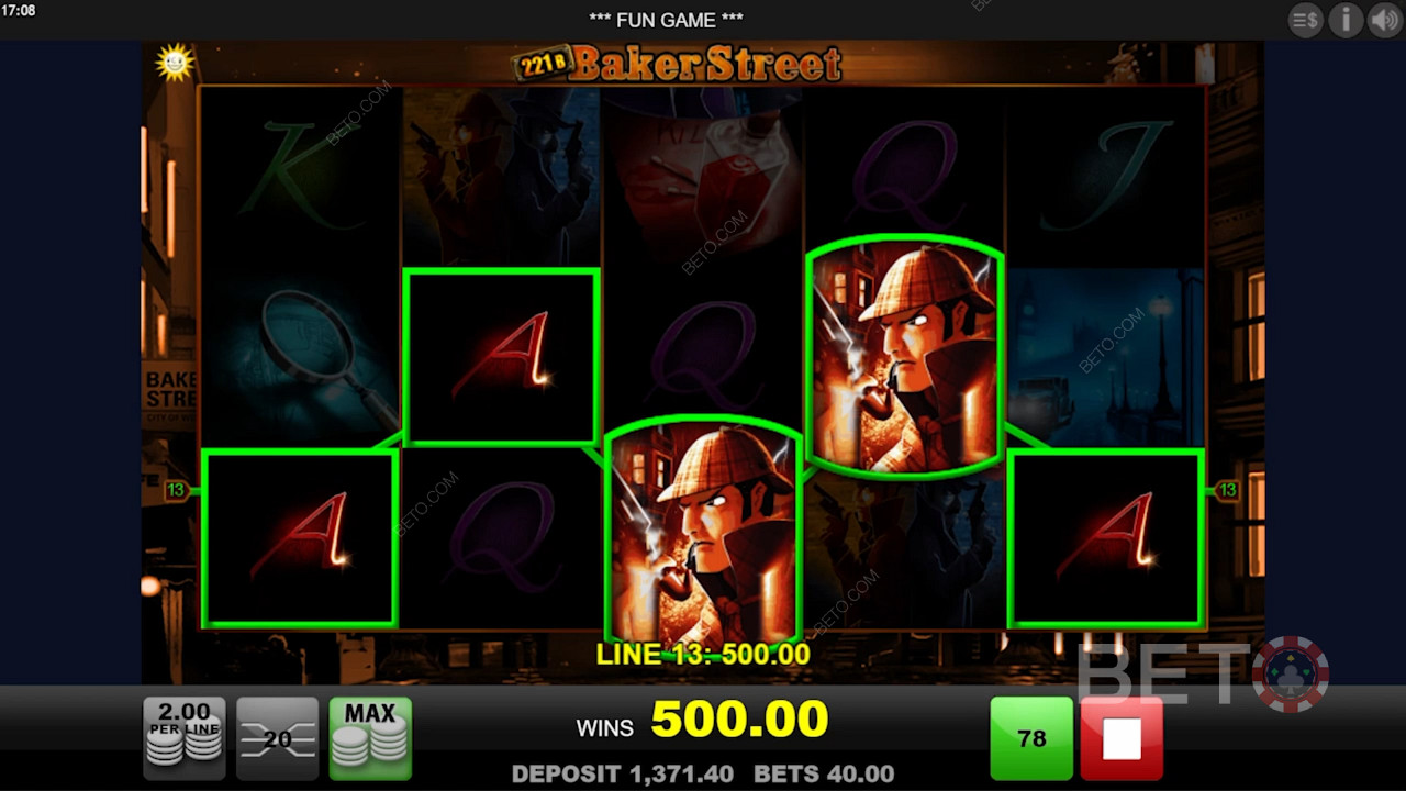 Crack the Case and Score Big in 221B Baker Street Free Spins Mode