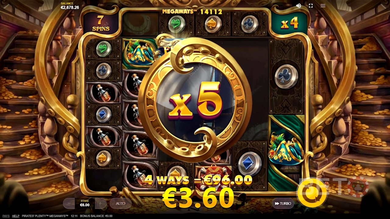 Rack up multipliers during bonus rounds