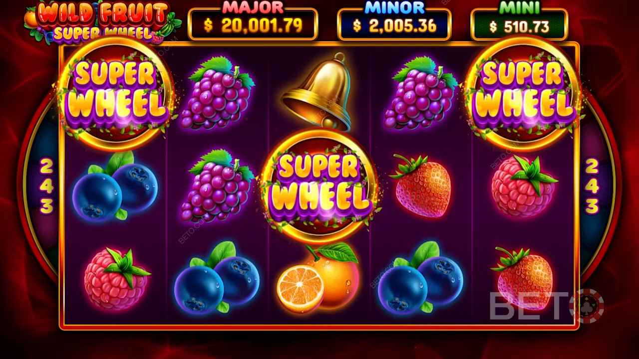 Kiwi-inspired Wild Fruit Super Wheel by Pariplay