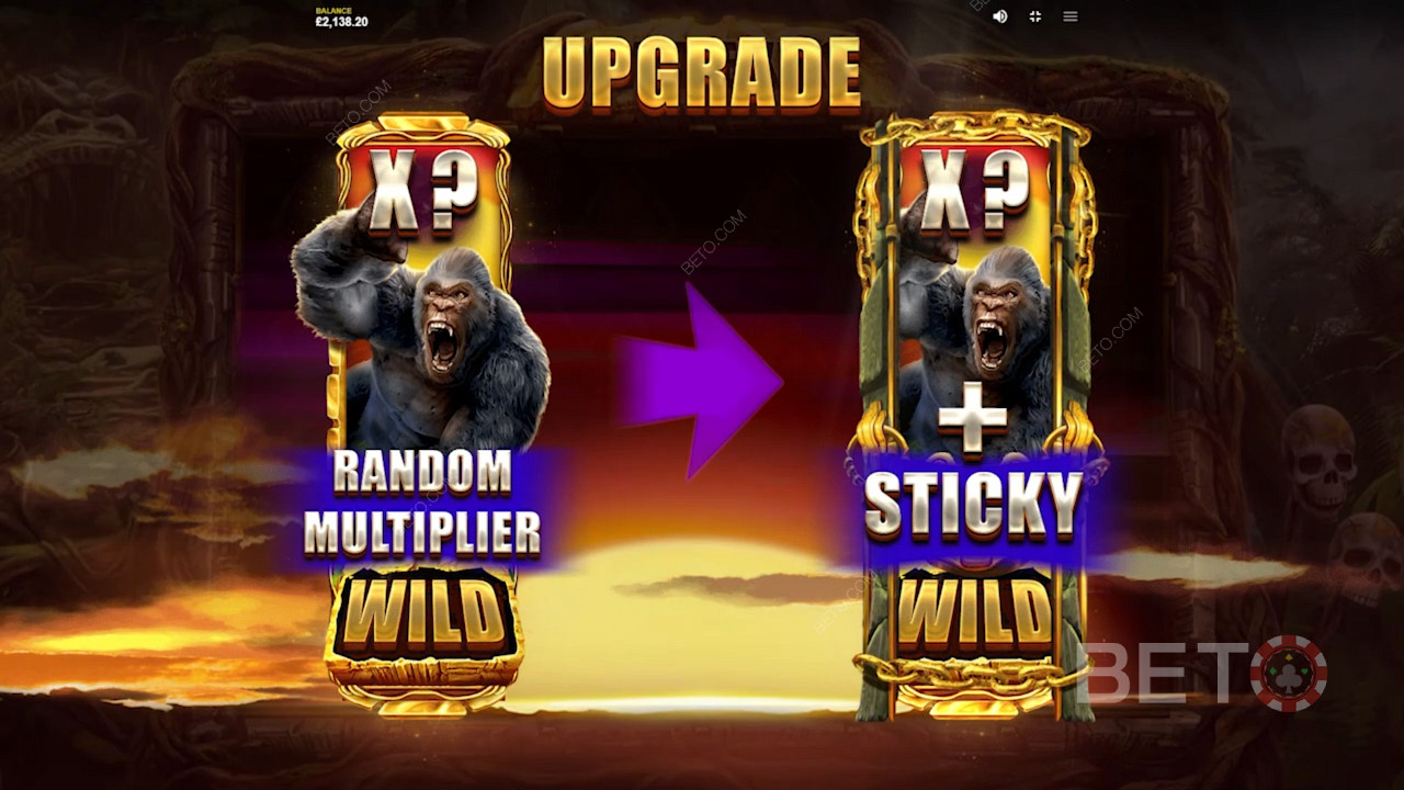 Upgrade to sticky wilds for a ripper bonus