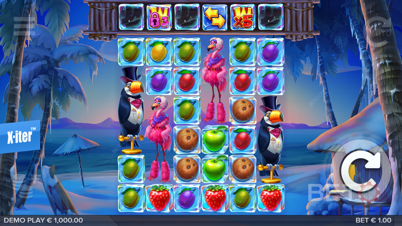 Tropicool - with an RTP of 95% and a max win of 10,000x