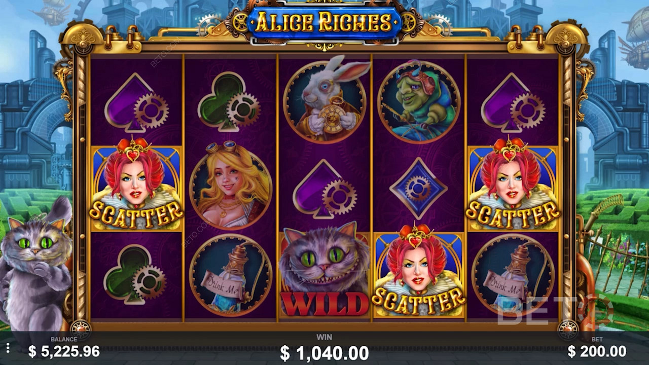 Alice Riches: Captivating theme with choice animations and sound