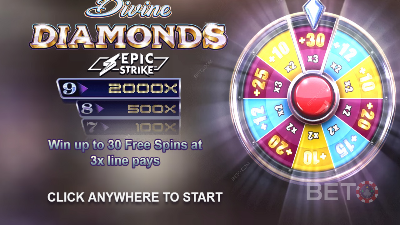 Bonus Spin Roulette in Divine Diamonds