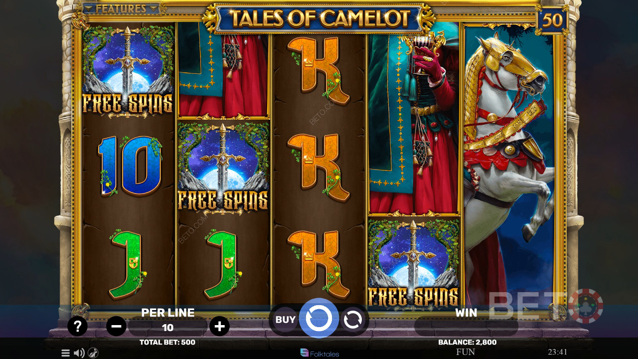 Tales of Camelot Free Play