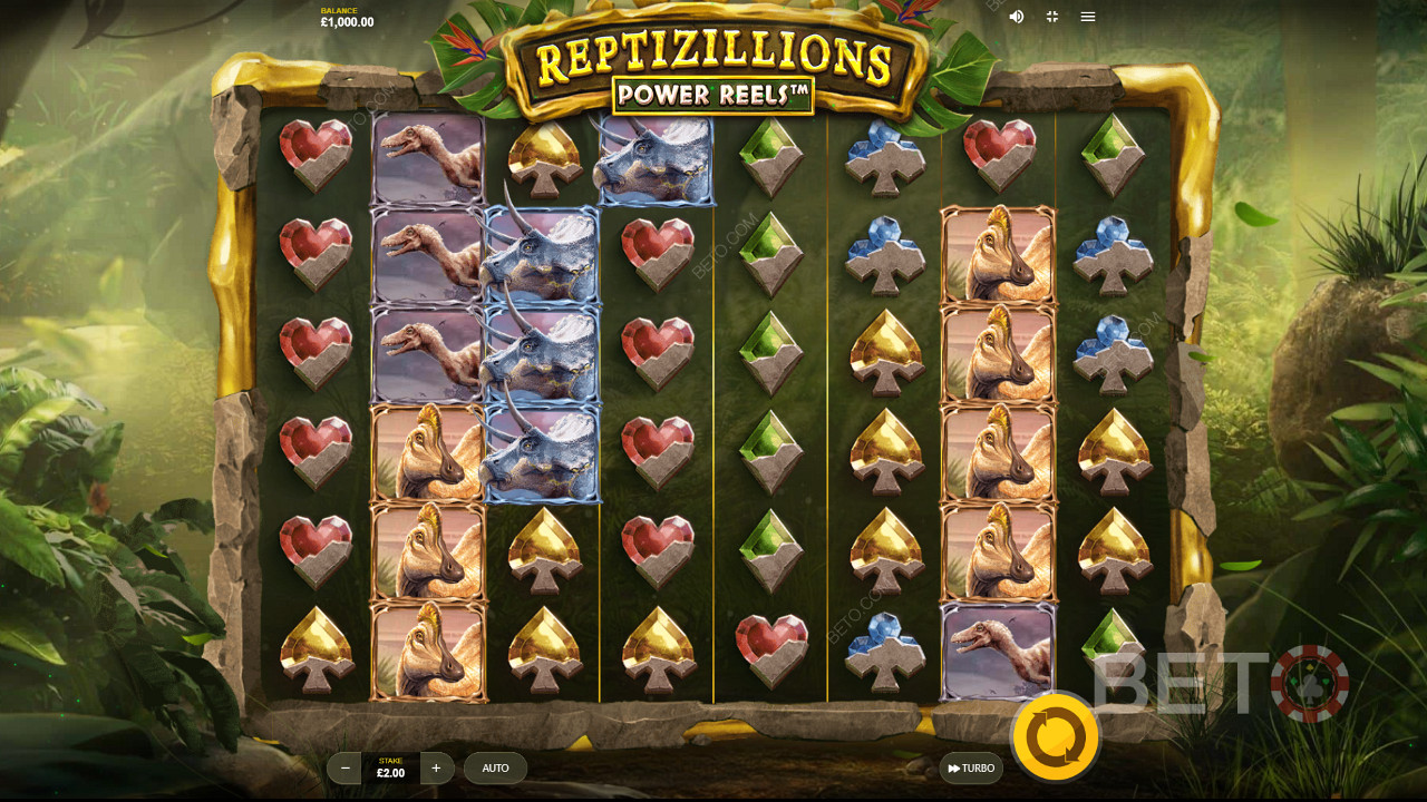 Spin this 8-reel grid with 9 unique symbols for wins up to 4,473x your wager