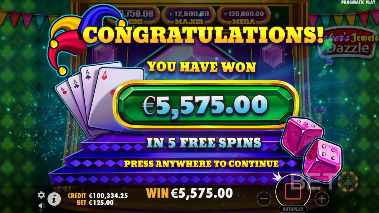Score 2,000x Your Wager in the Joker