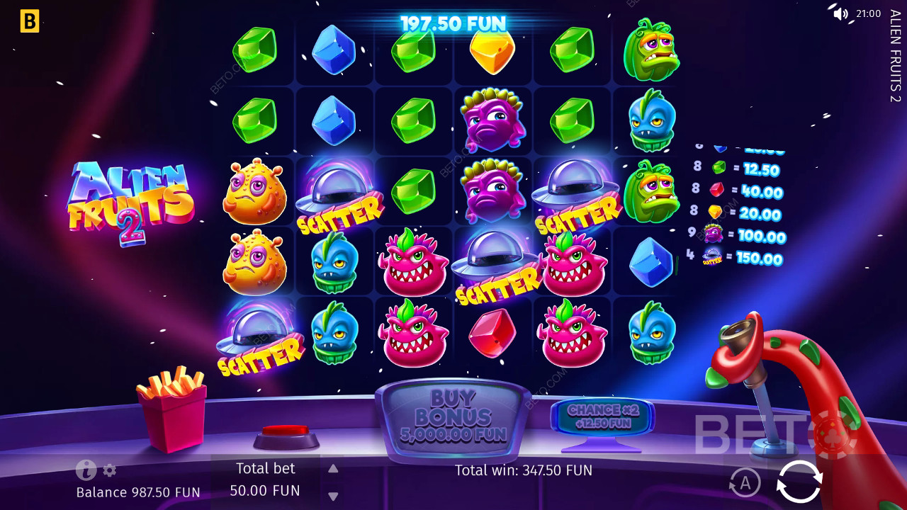 Alien Fruits 2 Free Play