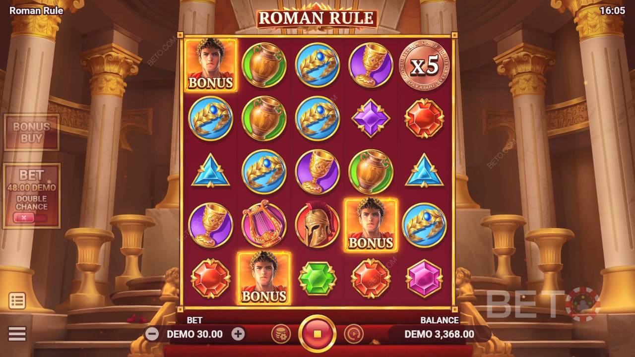 Roman Rule Review by BETO Pokies