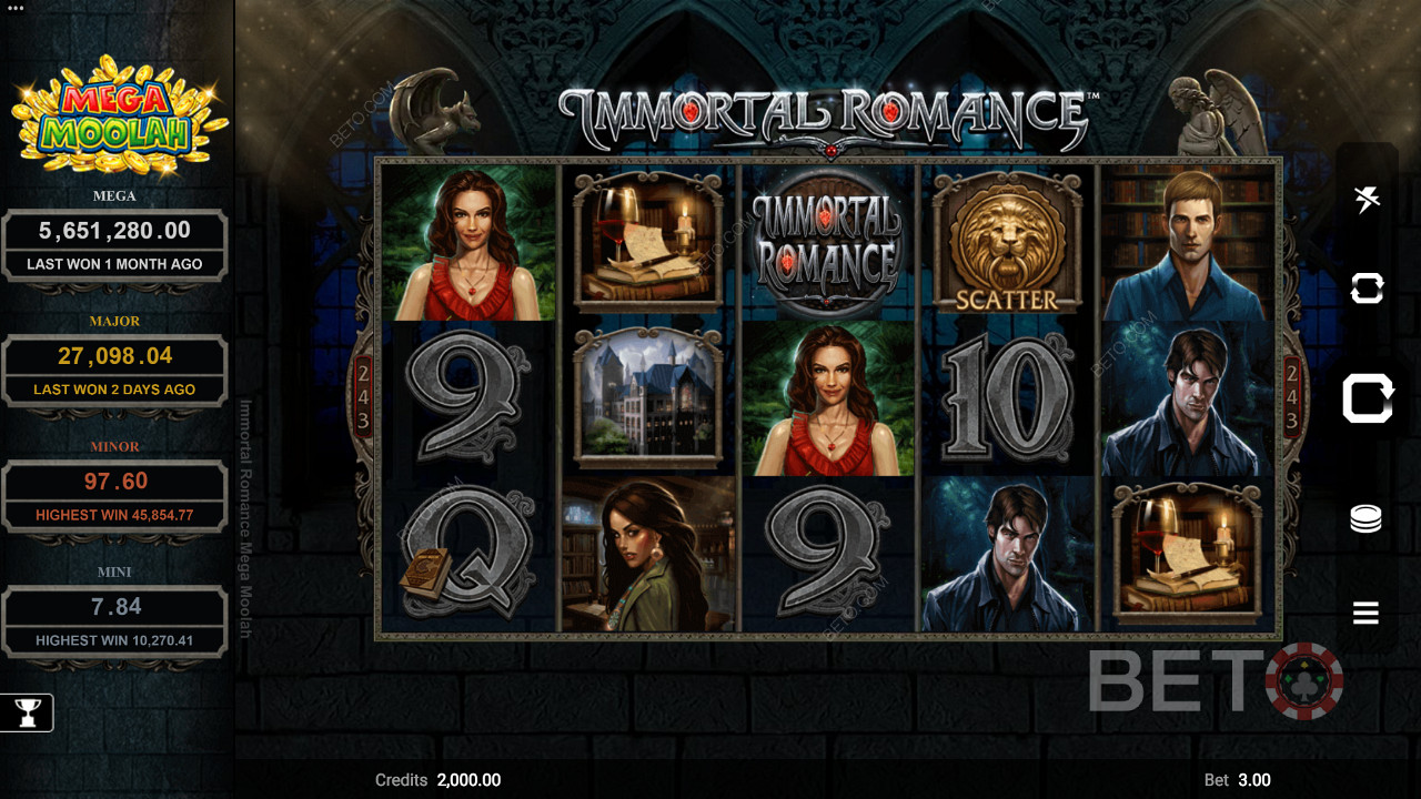 Immortal Romance Mega Moolah 