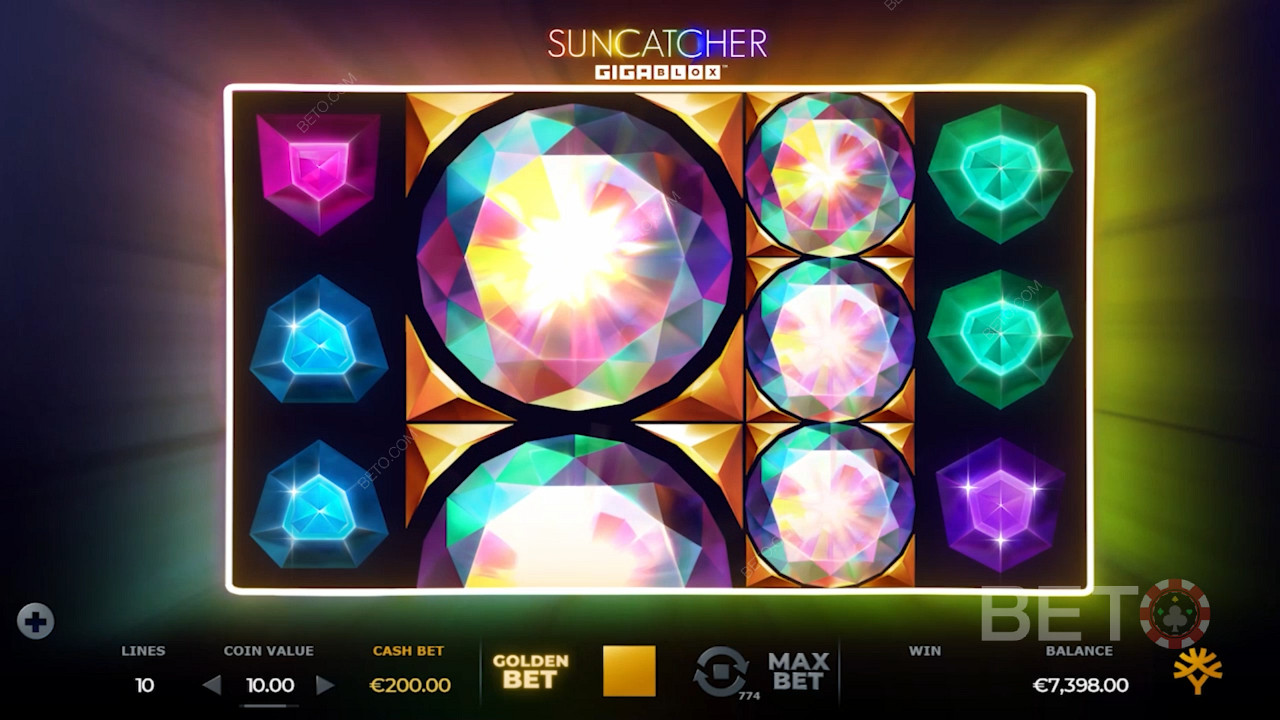 Stunning graphics in Suncatcher Gigablox